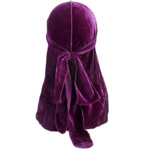 durag en velours violet